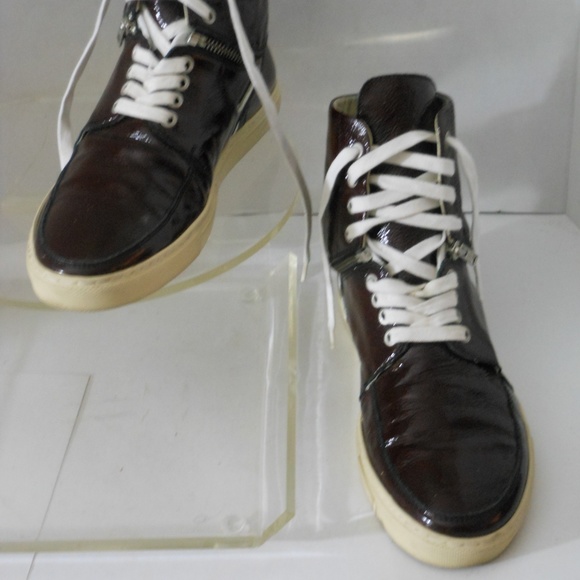 CREATIVITY RECREATION BURGUNDY LEATHER SHOES SIZE - Picture 3 of 5